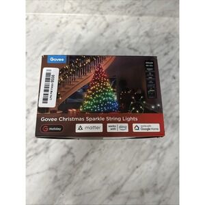 Govee Christmas Sparkle String Lights 66ft RGBWIC 250 LED App Control - New Open